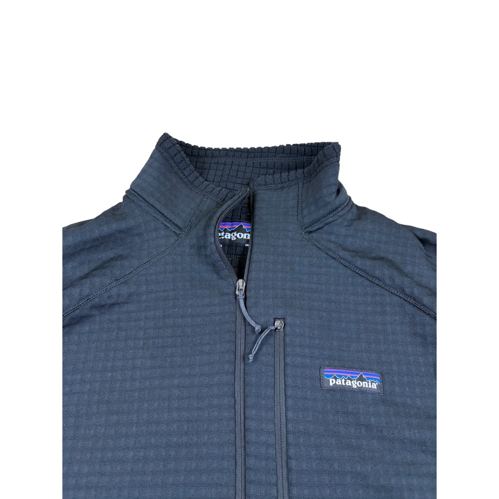 Patagonia R1 Quarter-Zip Pullover Fleece black Polartec Power Grid 40119